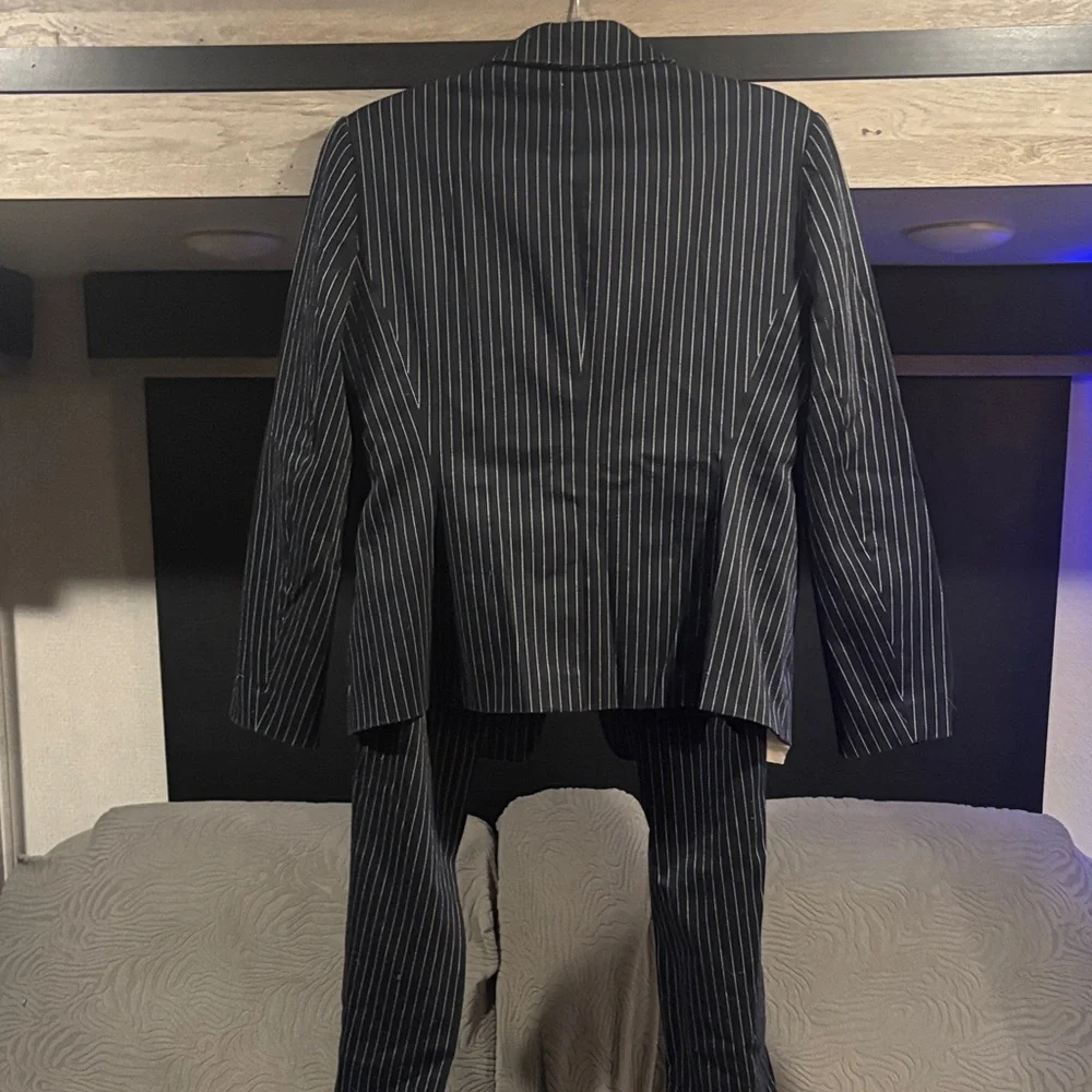 Michael Kors Women's Black Striped Suit - Picture 6 of 6